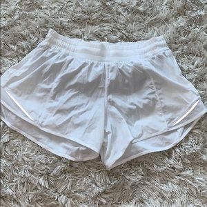 White lululemon shorts